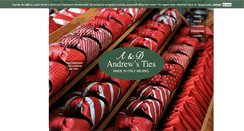 Desktop Screenshot of andrewsties.it