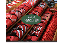 Tablet Screenshot of andrewsties.it